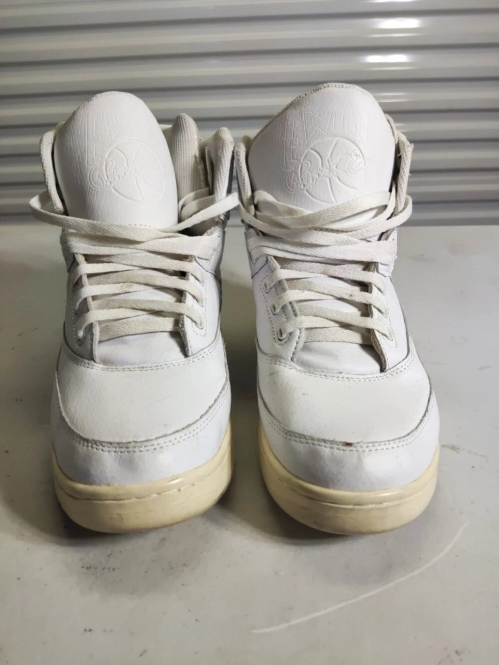 Patrick Ewing Men's White High-Top Sneakers Size 10